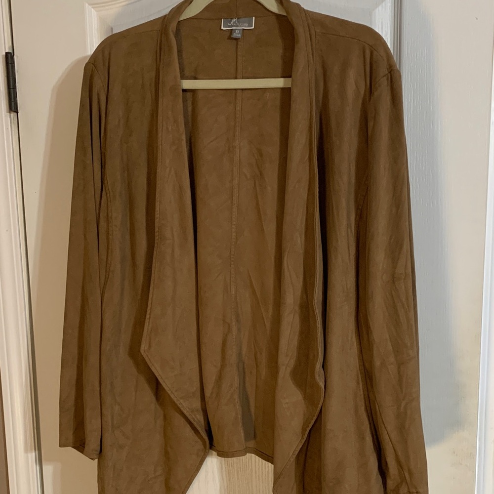 a new day Camel Open Front Blazer